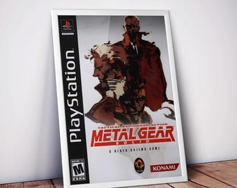MGS ピースウォーカー プレミアムポスター（ベクターデザイン） - Etsy