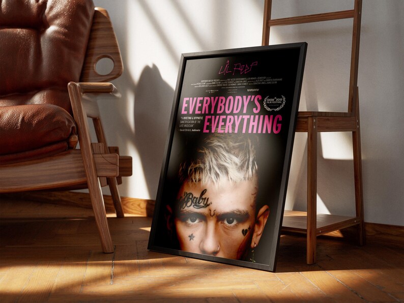 Lil Peep Everybody’s Everything Poster | Hip-hop Wall Art | Emo Rap ...