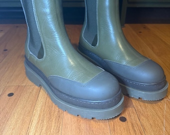 Scotch & Soda Aubri Chelsea Boots Womens EU 39 Chunky Pull On Ankle Boot