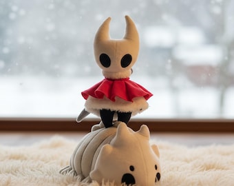 Handmade Hornet丨 Bell Beast Plush: Silksong Game Collectible, Soft Fleece Doll