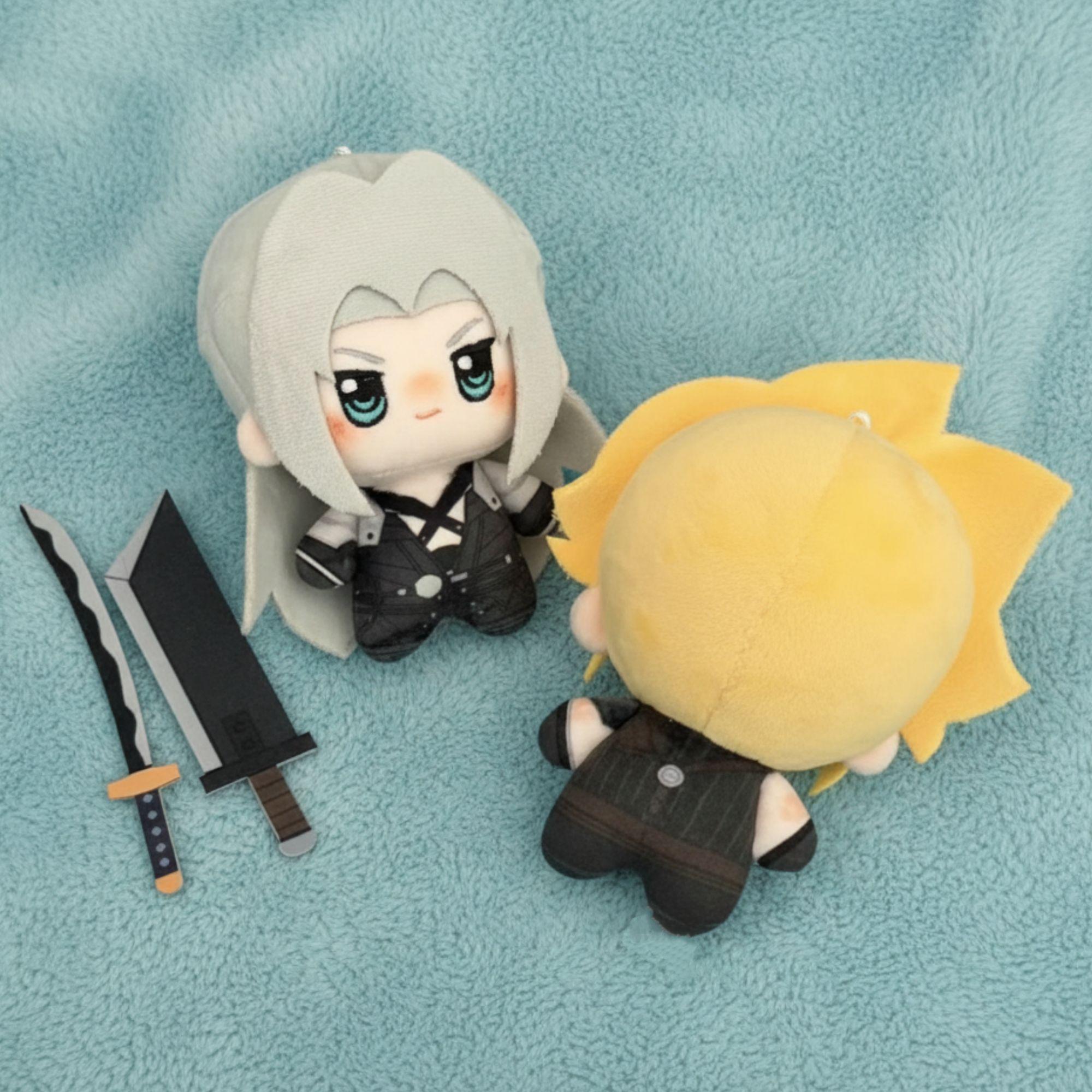 新品 FINAL FANTASY VII FF7ぬいぐるみ クラウド セフィロス ファイナルファンタジー ぬいぐるみ：10cm ぬいぐるみ | クラウド