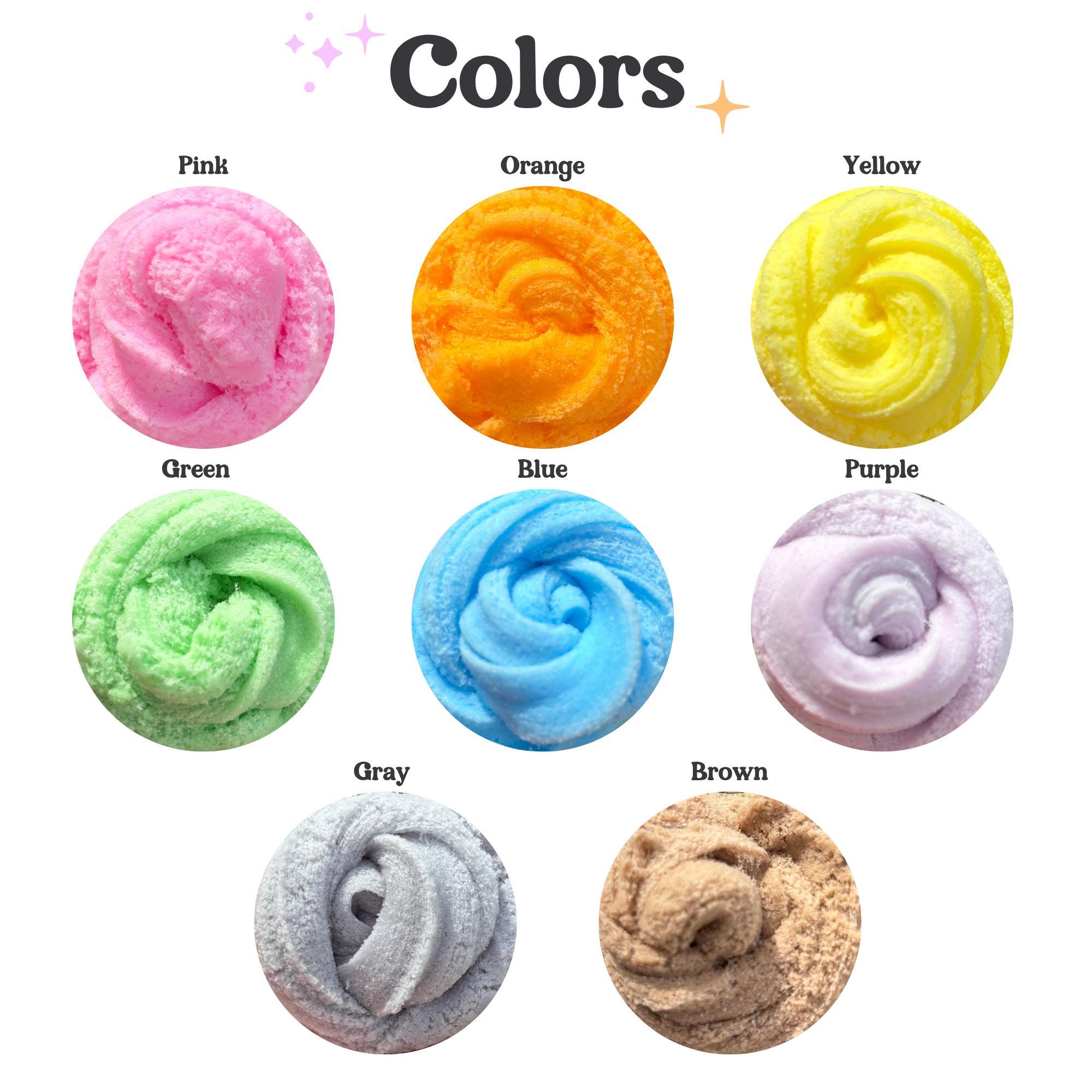 Custom Cloud Slime - Choose Color, Size, Sprinkles - Etsy