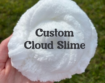 Custom Cloud Slime - Choose Color, Size, Sprinkles