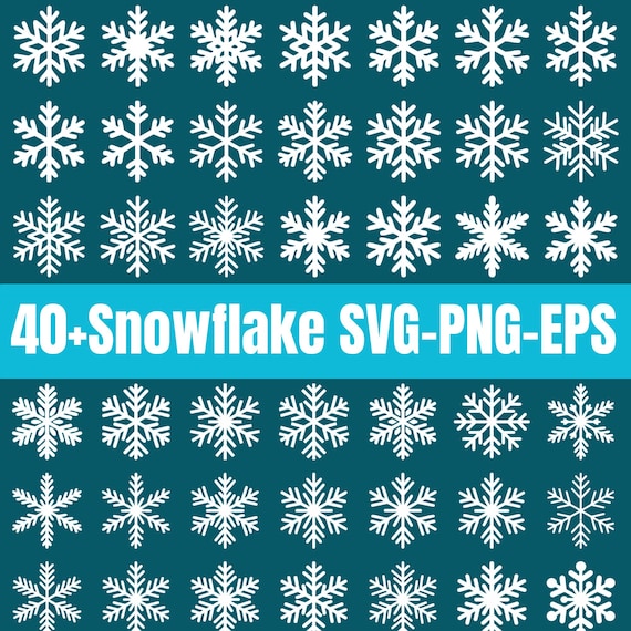 Snowflake SVG Bundle, Winter Snowflake PNG, Christmas Snowflake Svg Set, Snowflake Silhouette Designs, Snowflake SVG Collection