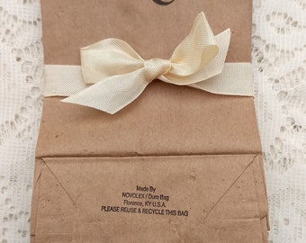 Lot of Twenty Mini Kraft Paper Bags For Crafting