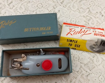 Vintage Ruby Buttonholer RB Type