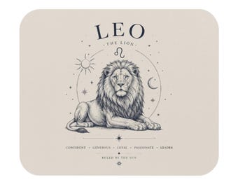 Lejonet Stjärntecken Lejon Musmatta | Astrologi Skrivbordsmatta, Horoskop Kontorstillbehör