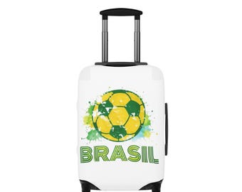 Brasilien Fußball Gepäck Abdeckung | Brasilien Fußball Reise-Accessoire
