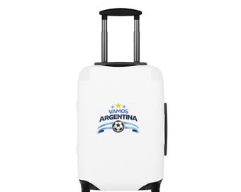 ヴァモス・アルゼンチン サッカー ラゲッジカバー | サッカーファン向け旅行用プロテクター