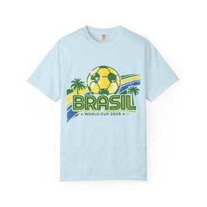 Camiseta Bola de Futebol da Copa do Mundo Brasil 2026 | Camiseta de Futebol do Brasil imagem 12