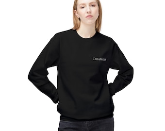 Chic Midweight Sweatshirt, Grey Crewneck Jumper, Softstyle Fleece Pullover, Fashionable Sweater, Cozy Unisex Top