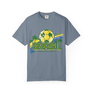 Camiseta Bola de Futebol da Copa do Mundo Brasil 2026 | Camiseta de Futebol do Brasil imagem 11