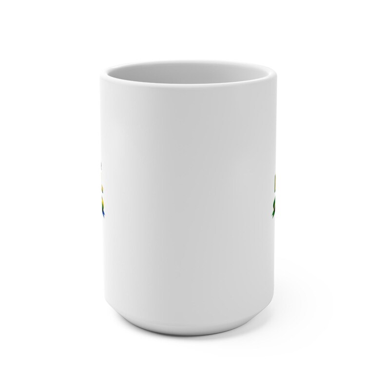 Vamos Ganhar Brasil Soccer Mug | Brazilian Football Design, 15oz image 4