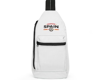Vamos Spain soccer logo Sling Bag | Spain football fan accessory