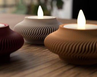 Lunar New Year Lantern Tealight Holder: Year of the Snake LED Decor