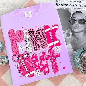 Pink Ribbon Football PNG | Tackle Cancer Sublimation Design | Breast Cancer Awareness Game Day Graphic