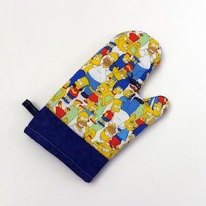 Oven Mitt Made With Licensed Simpsons Fabric