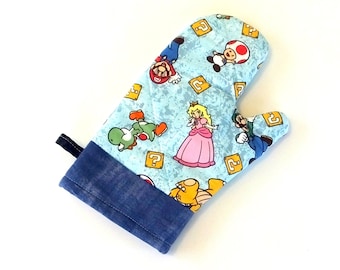 Ofenhandschuh mit Lizensiertem Stoff von Mario Brothers