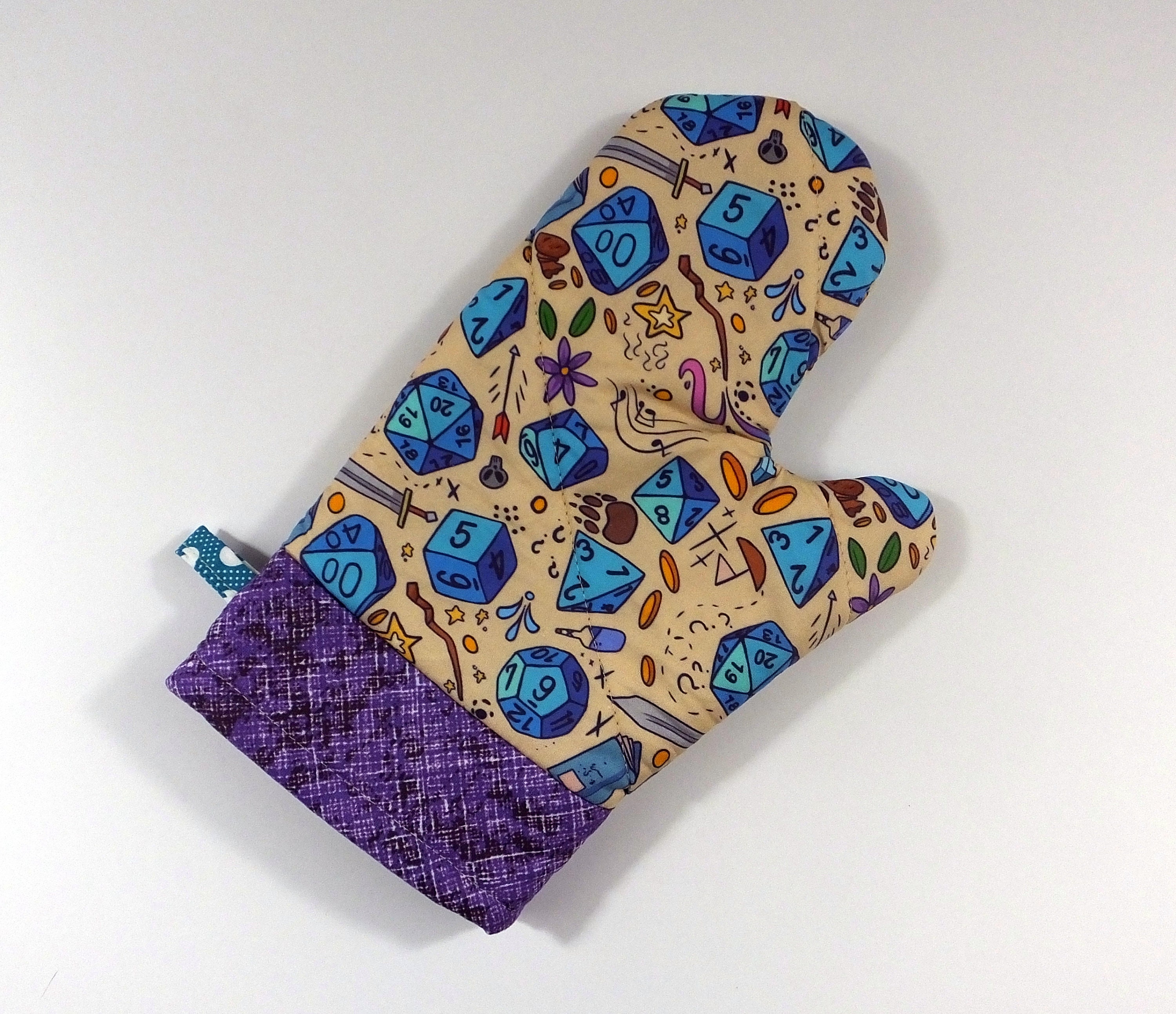 Dungeons and Dragons Inspired Oven Mitt