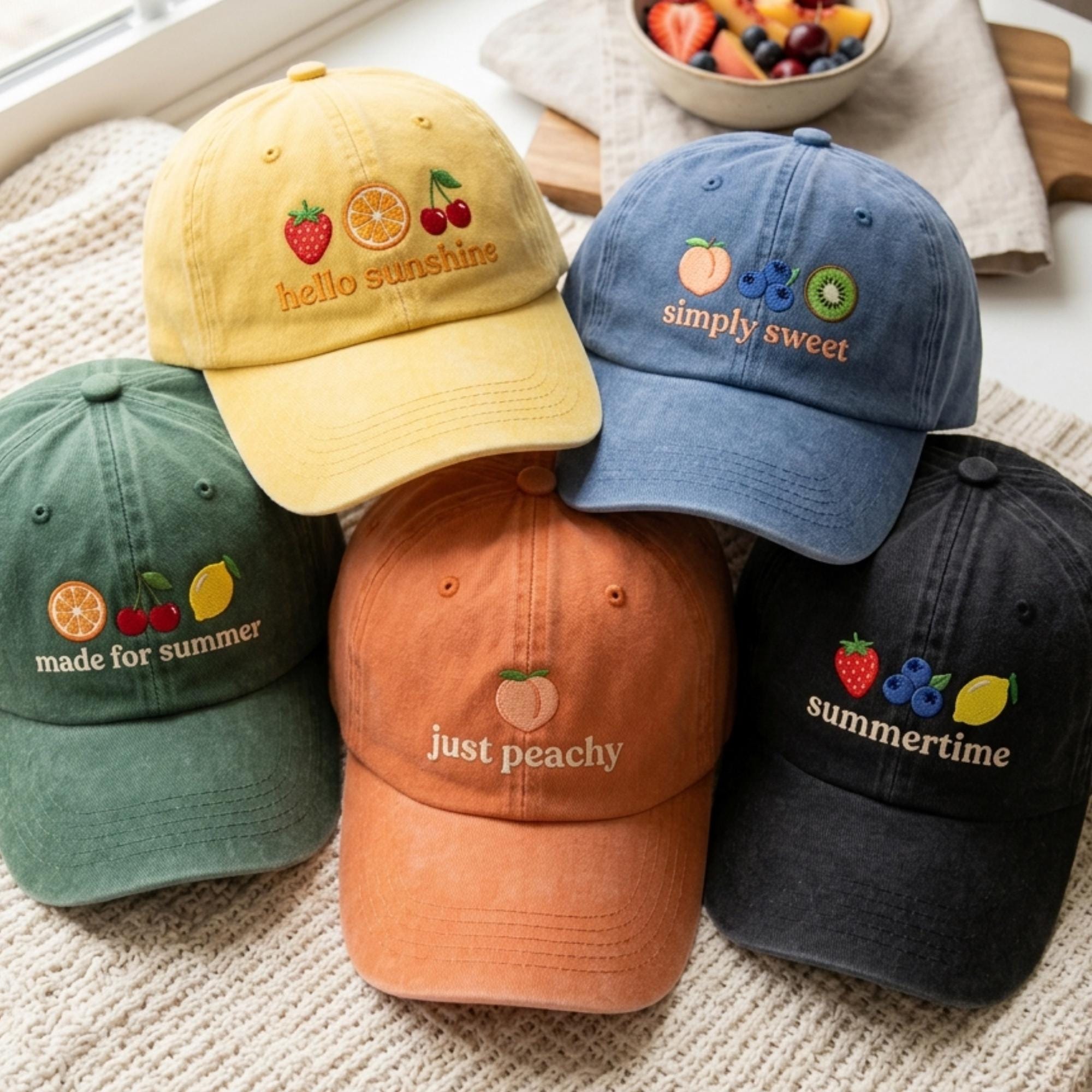 Fruit Baseball Cap - Etsy