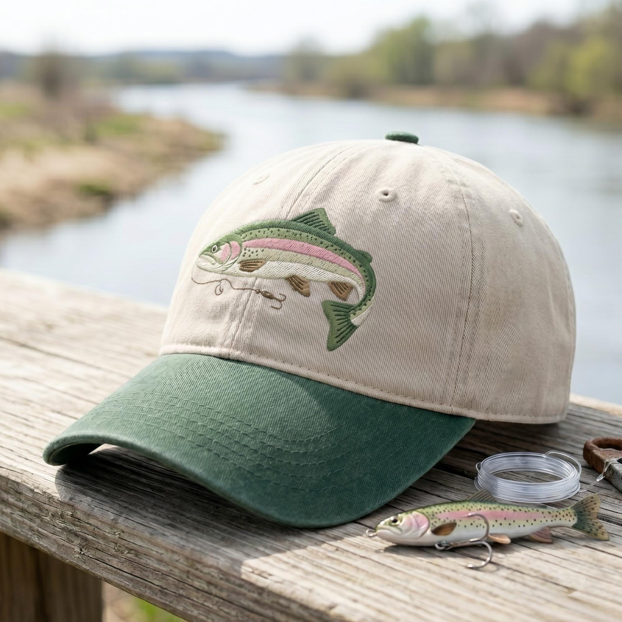 Vintage fishing cap - Etsy 日本