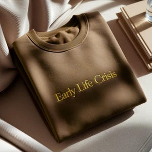 Embroidered Nettspend Early Life Crisis Sweatshirt