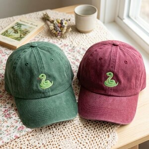Broderad ormkeps Broderad bomullsjusterbar pappahatt