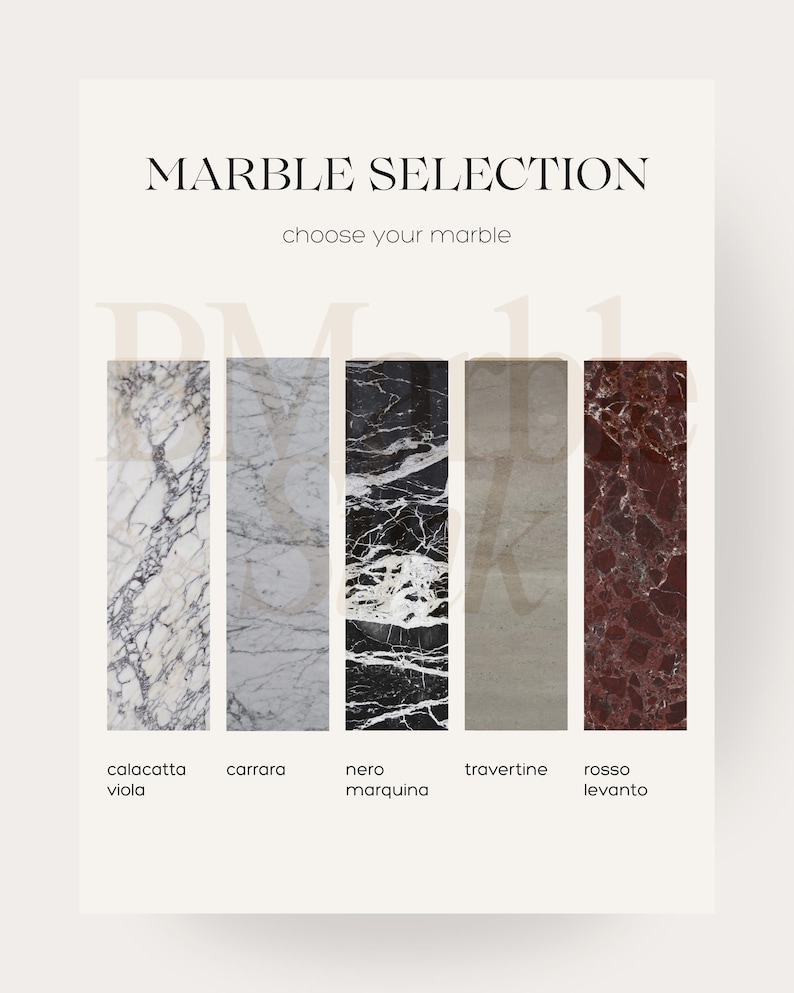 Long Calacatta Viola Marble Bathroom Sink: Italian Marble Countertop Wash Basin, Custom Size Marble Sink image 6