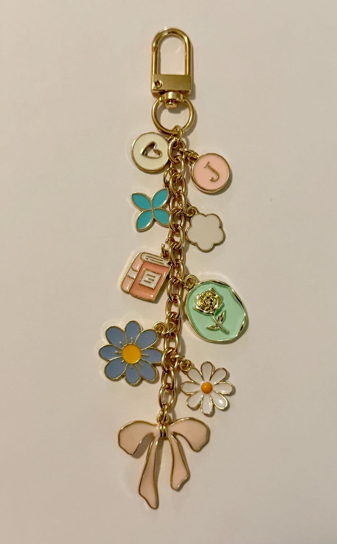 Nook Key Chain Custom Charm Chain for Kindle, Kobo, Nook, E-reader, Handbag, Tote, or ...