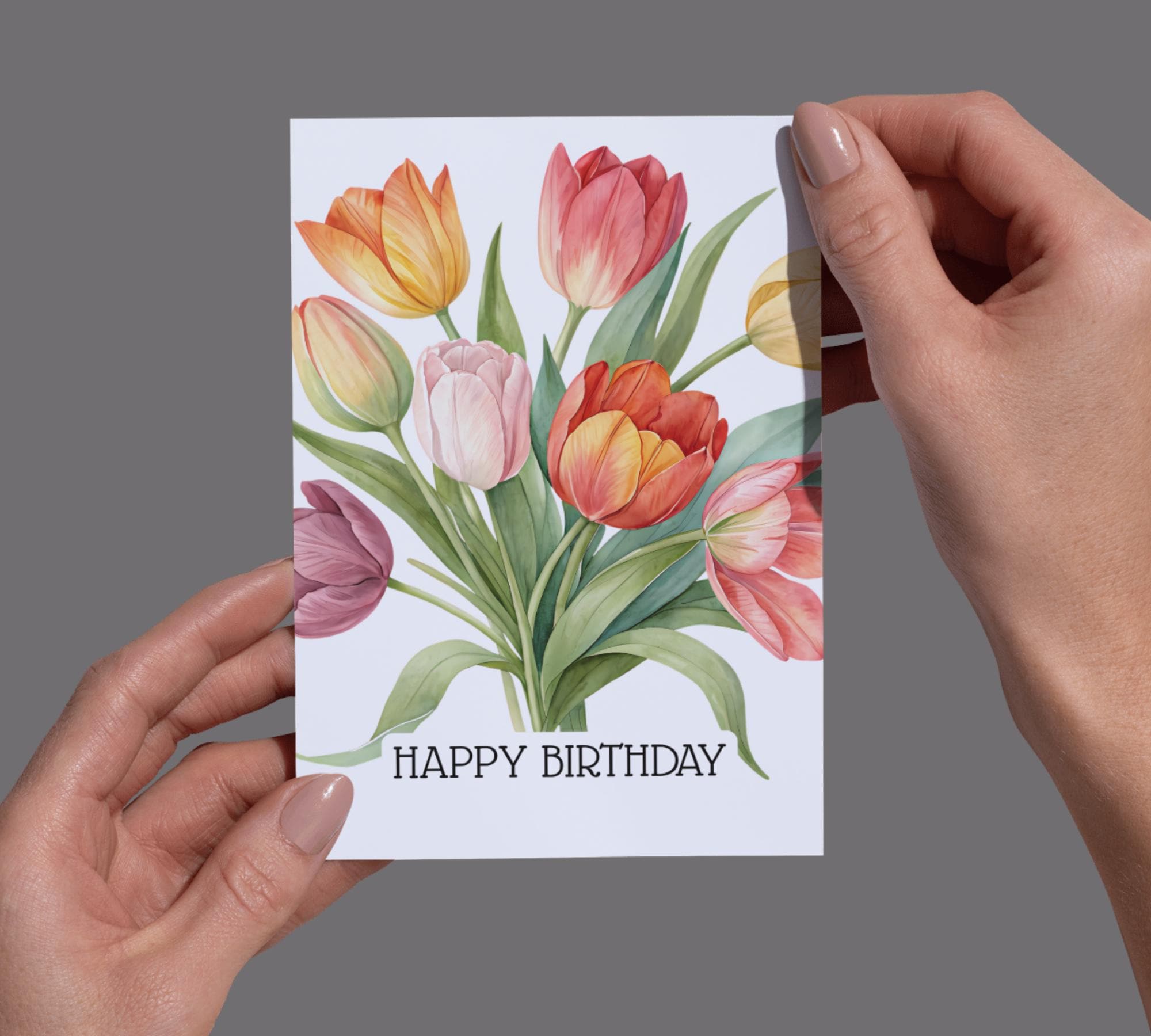 Biglietto Auguri Compleanno Con Cactus E Palloncini | Cartolina A6 Con Busta Kraft | Regalo Simpatico Per Amici E Parenti