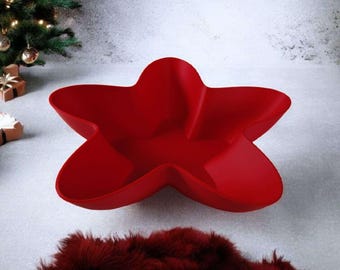 Handmade 3D-printed star bowl – perfect for Christmas and all year round!