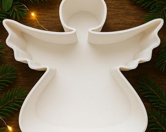 Christmas angel bowl made of PLA – 3D-printed decoration | Angel bowl for Christmas, gifts & Advent table – Handmade