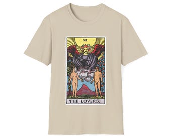 De tarotkaart van geliefden T-shirt | T-shirt met tarotillustratie