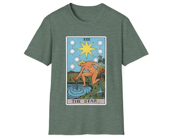 Das Stern-Tarot-Karten-T-Shirt | Tarot Illustration, Okkulte Symbolik