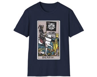 Death Tarot Card T-Shirt | Rider Waite Major Arcana Tarot Design
