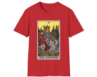 Camiseta de la carta del Tarot La Emperatriz / Arcanos Mayores de Rider Waite, Espiritual