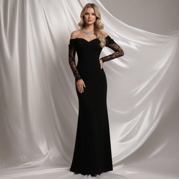 slim fit dress slacks Strapless Beaded Mermaid Evening Gown main image 0