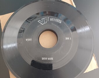 8 Vintage VF Records Kids Fairy Tales And Songs Records 45s Vinyl