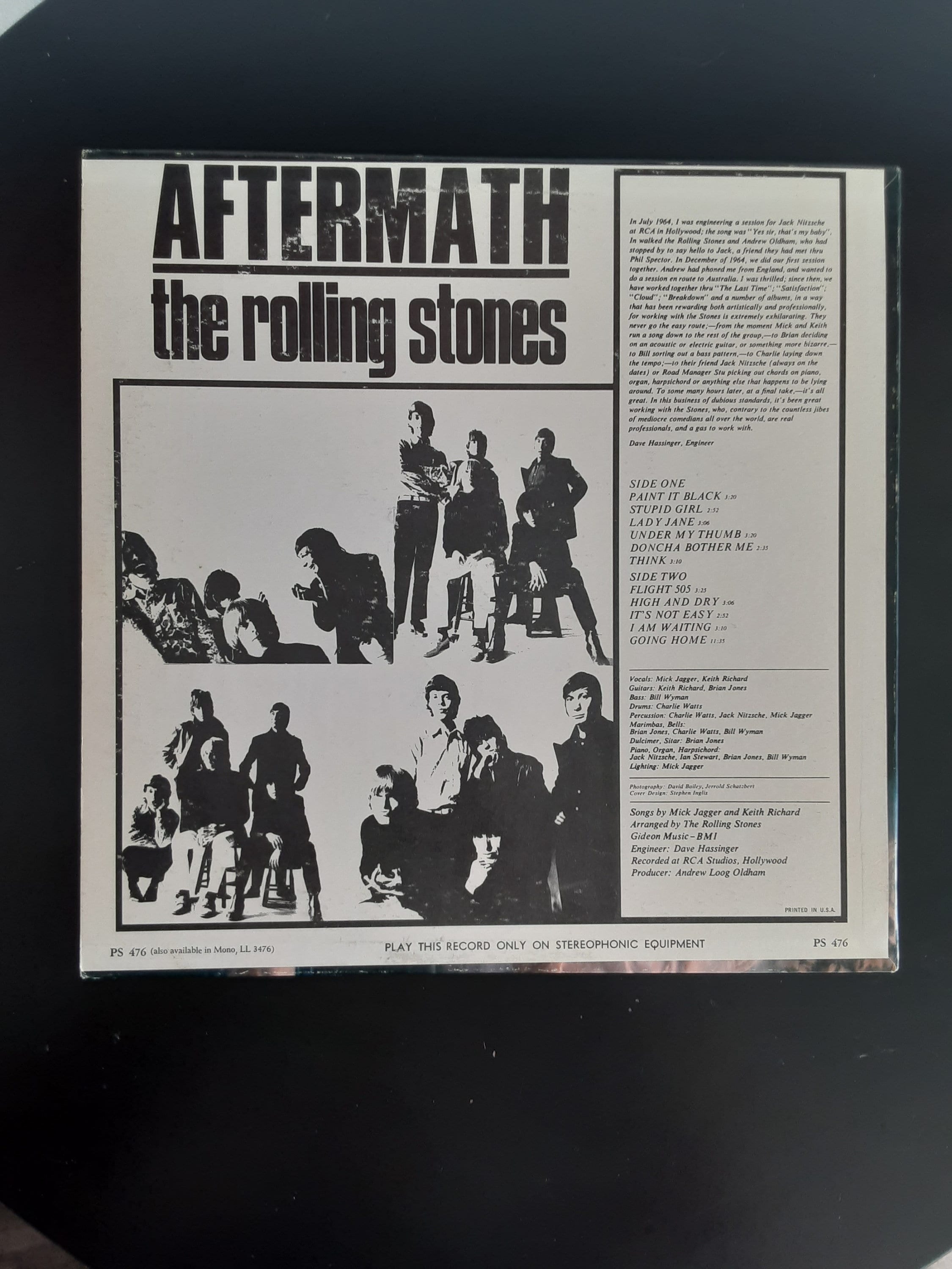 Rolling Stones Aftermath London Records PS 476 Vinyl - Etsy