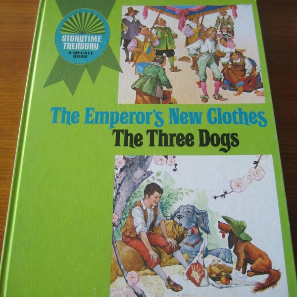 Vintage The Emperors New Cloths and The Three Dogs Book