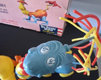 Vintage Dr Seuss Revell Complete Norval, Gowdy and Tingo Zoo Toy