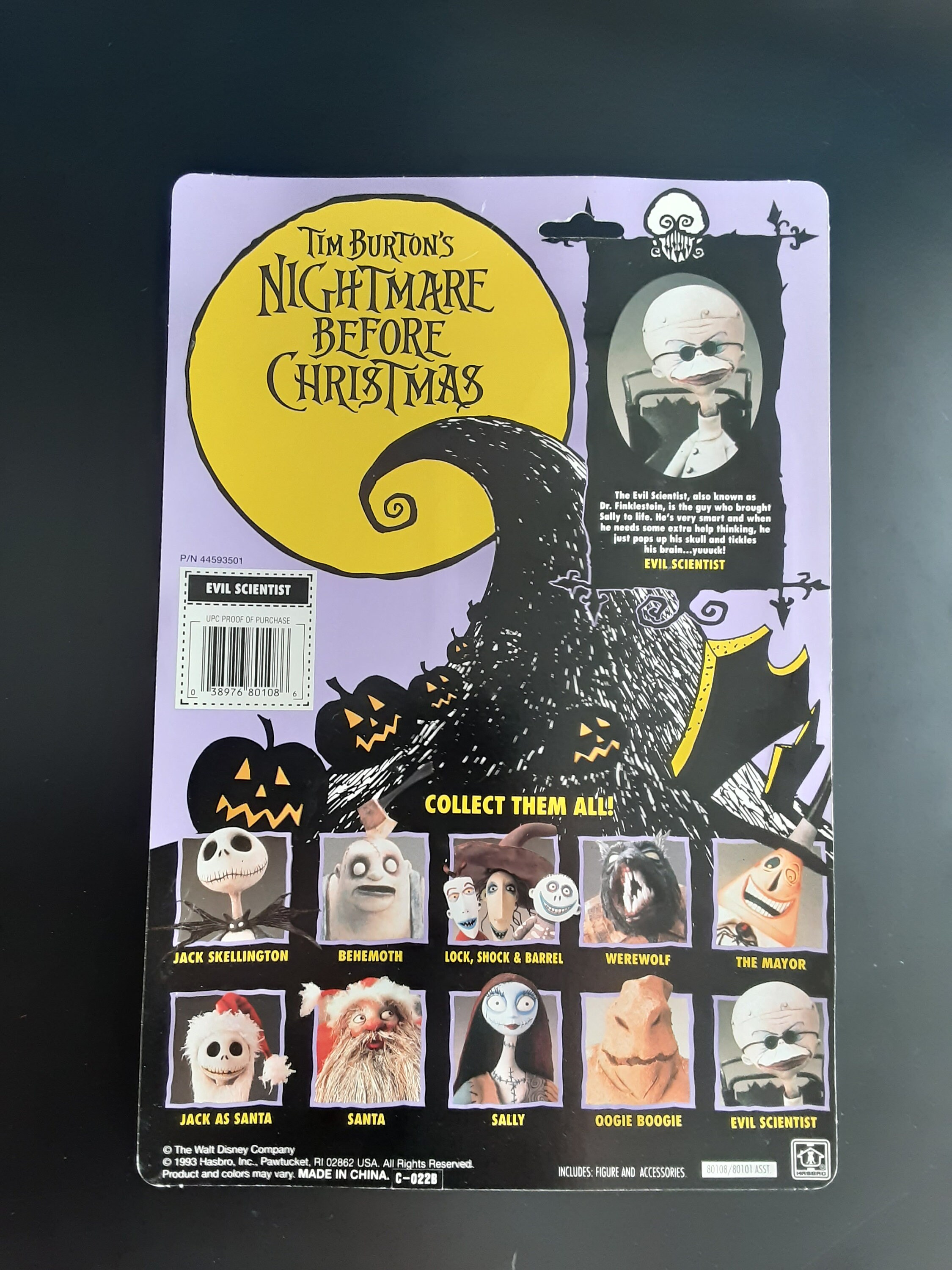 1993 Nightmare Before Christmas First Edition Evil Scientist