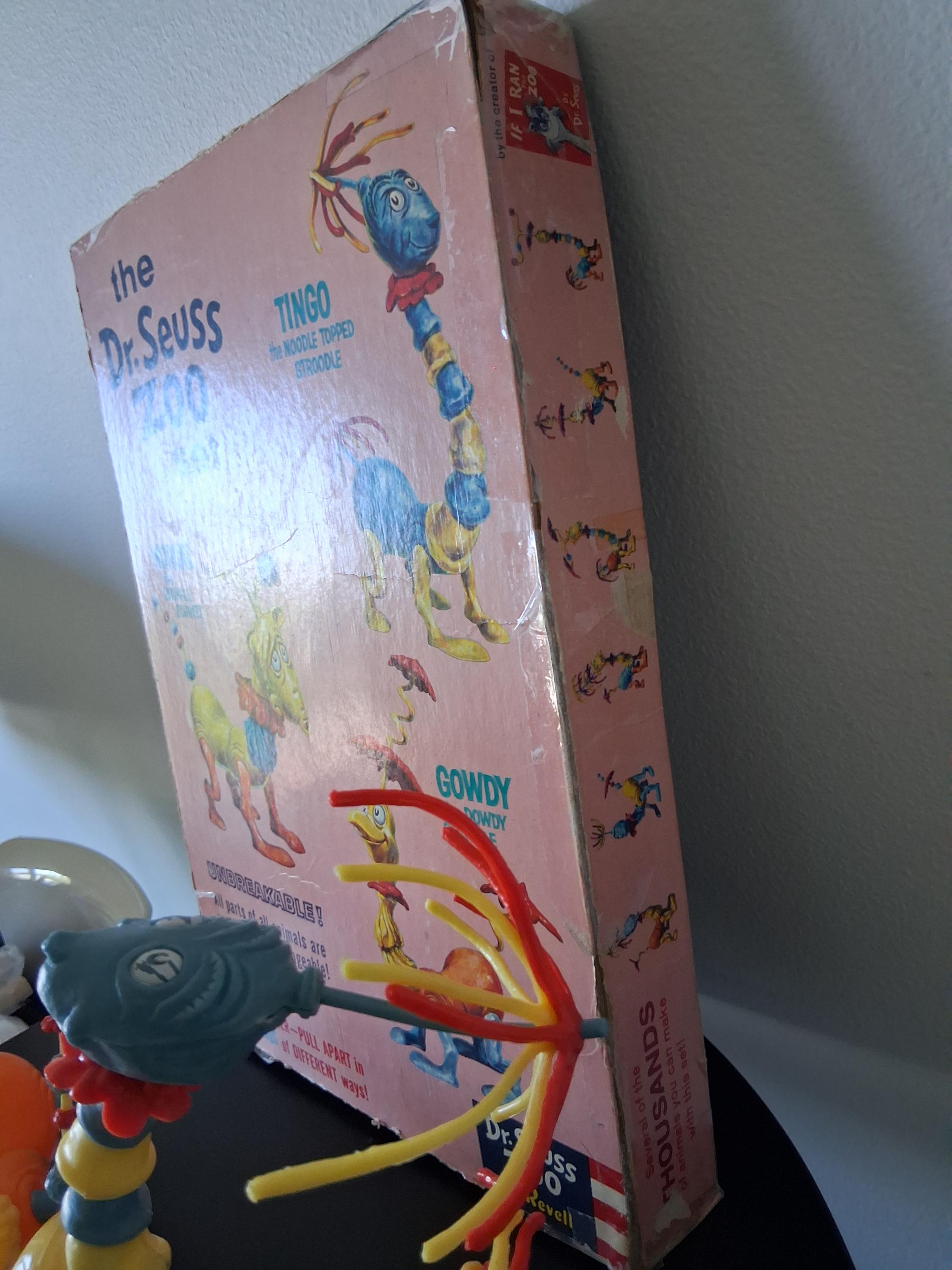 Vintage Dr Seuss Revell Complete Norval, Gowdy and Tingo Zoo Toy