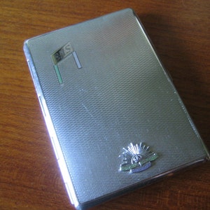 Vintage Australian Commonwealth Military Forces Cigarette Case Made In England