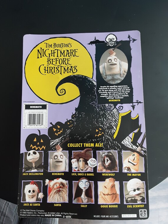 当時物 1993 映画 The Nightmare Before Christmas ナイトメア