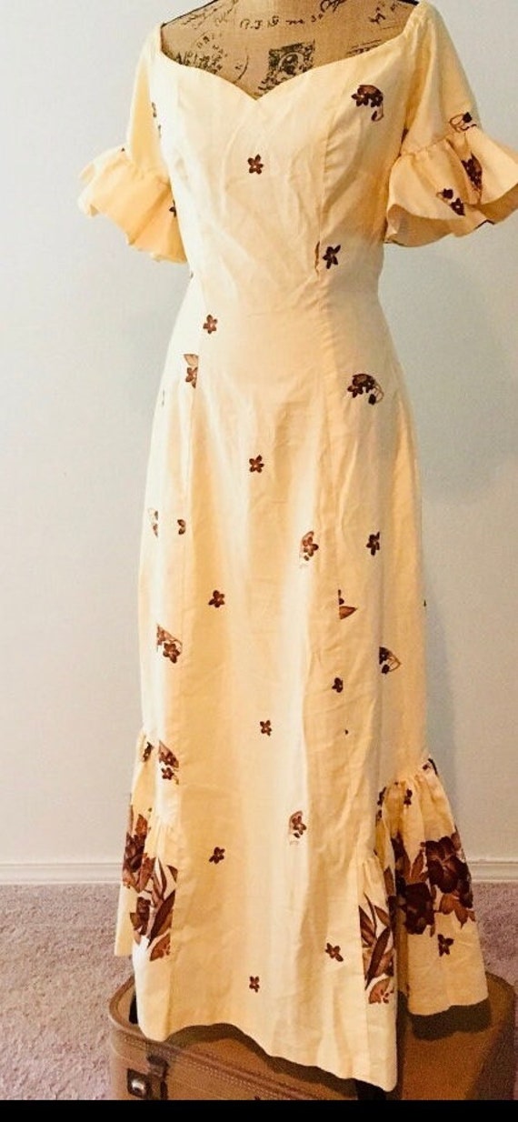 1950s Richard Douglas Hawaiian dress