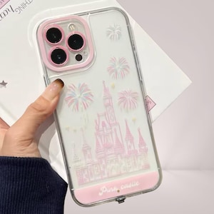 Coque de portable lumineuse Feux d'artifice du château Disney - Coque de portable Disney pour iPhone