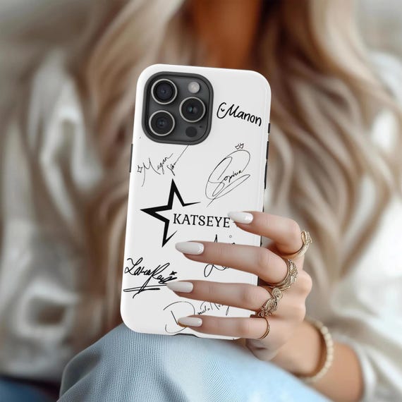 Katseye Signature Kpop Phone Case: Protective Fan Merch - Iphone