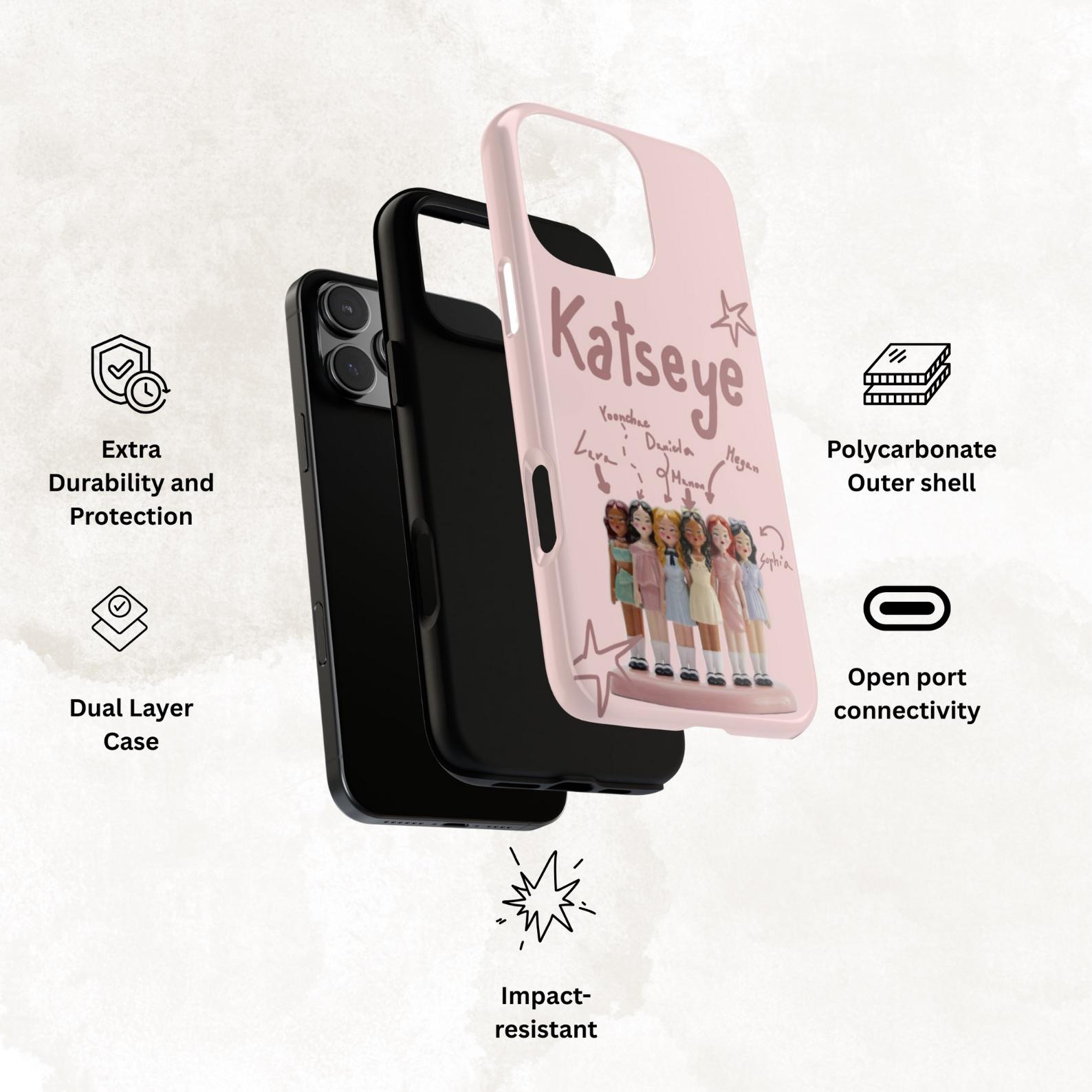 Katseye Kpop Phone Case: Protective Fan Merch - Iphone, Samsung