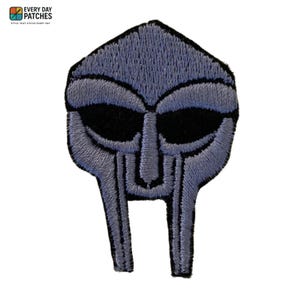 Parche de máscara estilo rapero – Bordado termoadhesivo para chaqueta
